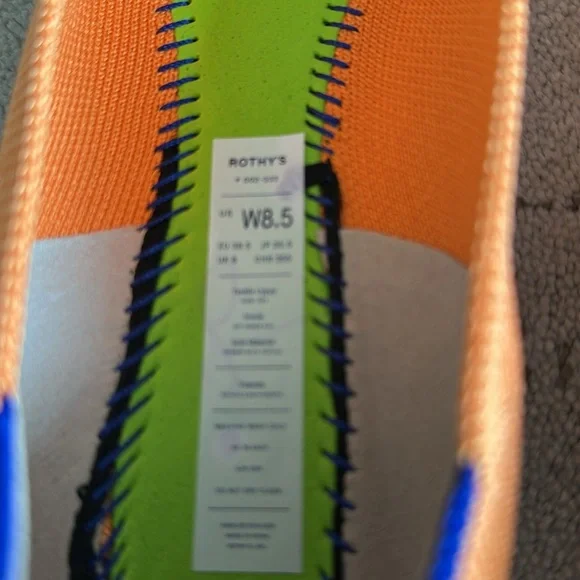 Rothy’s The Point Tangerine size 8.5 - Picture 10 of 12